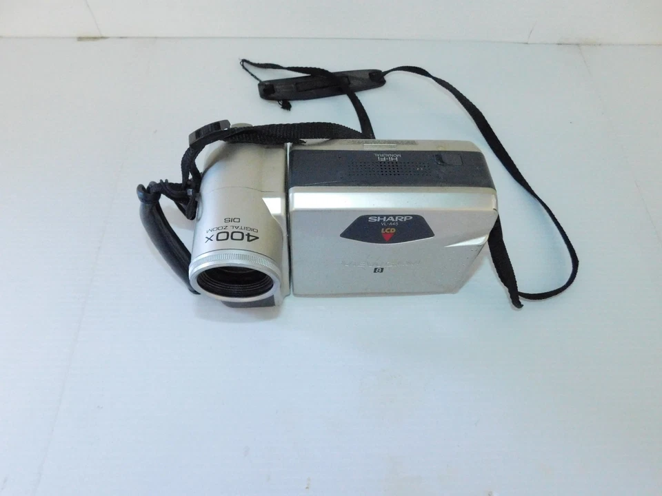SHARP VL-A45 LCD VIEWCAM 8 400X DIGITAL ZOOM DIS VIDEO CAMERA (JPS62) - Image 2 of 4