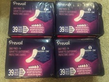 Prevail Daily Pads Regular 156 Ct MaxSorb Zone Maximum Absorbency