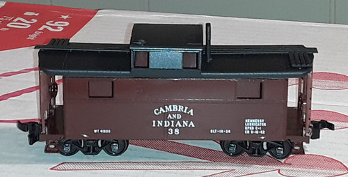 BOWSER 'RARO' #55016 Cambria & Indiana C&I 38 N5 Caboose Buen Estado Caja Original Difícil de Encontrar | Condition: Used
