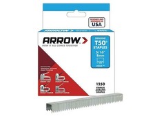 ARROW T50 Staples 8Mm (5/16In) Box 1250 ARRT50516S 0.0044 per staple