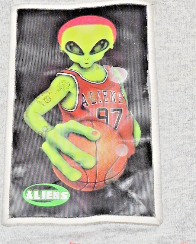 Camiseta De Colección Alien Workshop Skateboard Dennis Rodman #97 Modelo a Rol Grande 1997 Foto 3 de 4