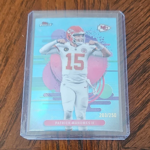 Topps 2025 Finest Patrick Mahomes II Finest Performance #136 203/250
