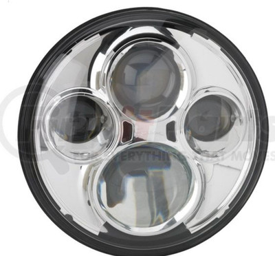 J.W. Speaker 0550011 12 24 V Ece Led Rht & Lht High Beam With Chrome Inner Bezel