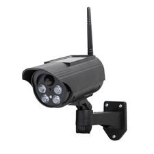 Realistic Solar Fake Security Camera Outdoor Weatherproof Anti Burglar Dummy