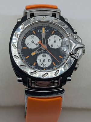 Tissot 1853 T-Race Chronograph T472 Men s Watch Sapphire Crystal