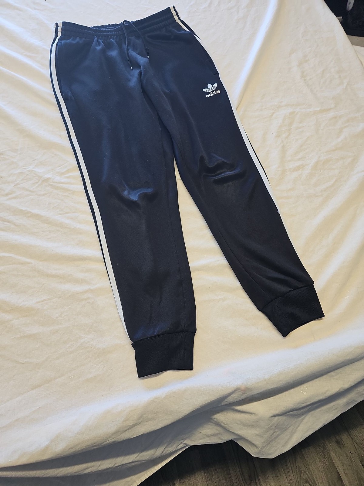 Adidas Originals Firebird Track Pants Navy Blue Small FF412 image 3
