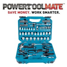 Makita 75 Piece Maintenance Kit Hand Tool Ratchet Socket Set Wrench Plier Hammer