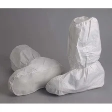 Alpha Pro Tech Bt-A1812-B Disposable Boot Covers, Microbreathe, White, Slip