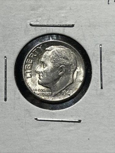 1948 Roosevelt Dime  S - BU - SILVER