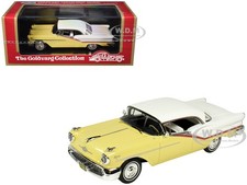 1957 OLDSMOBILE STARFIRE YELLOW  WHITE 1/43 BY GOLDVARG COLLECTION GC-092A