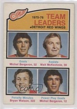 1976-77 O-Pee-Chee Team Leaders Michel Bergeron Walt McKechnie Bryan Watson 0nr3
