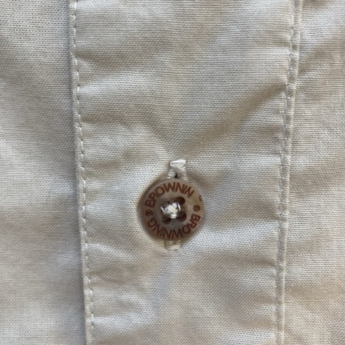 Browning Shooting Shirt Mens Medium Beige Short Sleeve Padded Shoulder Hunting - Picture 8 of 15