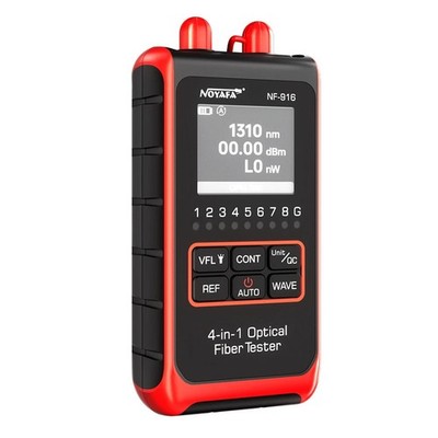 4in1 Fiber Optic Tester Portable Optical Power Meter Network Cable Test FC/SC/ST