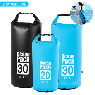 OCEAN PACK 2L-30LWASSERFESTER PACKSACK SEESACK WASSERDICHTE TROCKENTASCHE AQUA BAG CAMPING