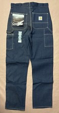 Vintage 1990  s Carhartt Denim Work Dungaree, Deadstock NWT, Size 31x34