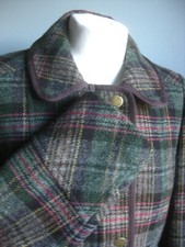 Boden British Tweed Jacket 10 8 Moon 100% Pure New Wool London Country Riding