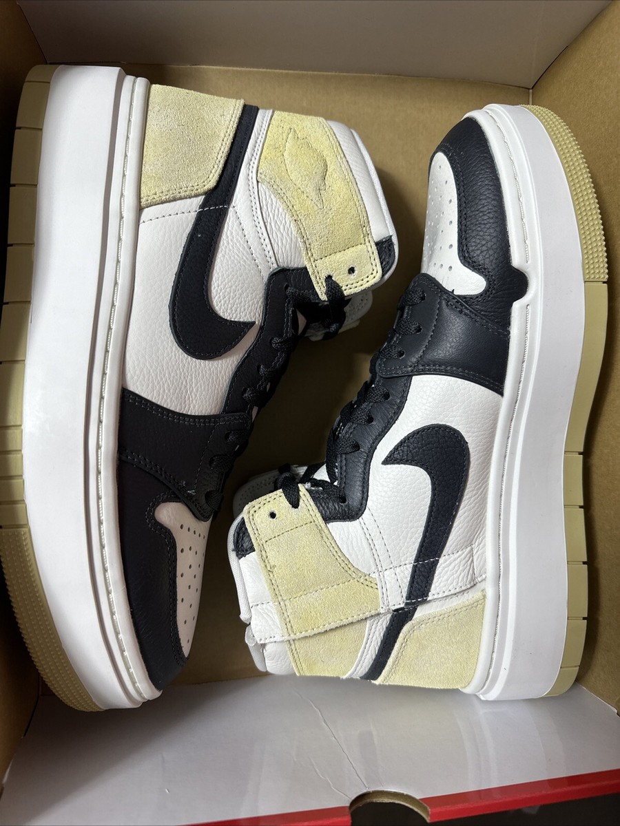 Nike WMNS Air Jordan 1 High Elevate ゴールド Nike Wmns Air Jordan 1 High SE Elevate Team Gold DN3253-700