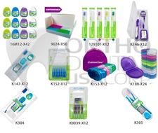 Orthodontic Kits Dental Floss Dental Wax Orthodontic Toothbrush Retainer Case US