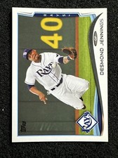 DESMOND JENNINGS #582 2014 Topps Baseball QTY Tampa Bay Rays