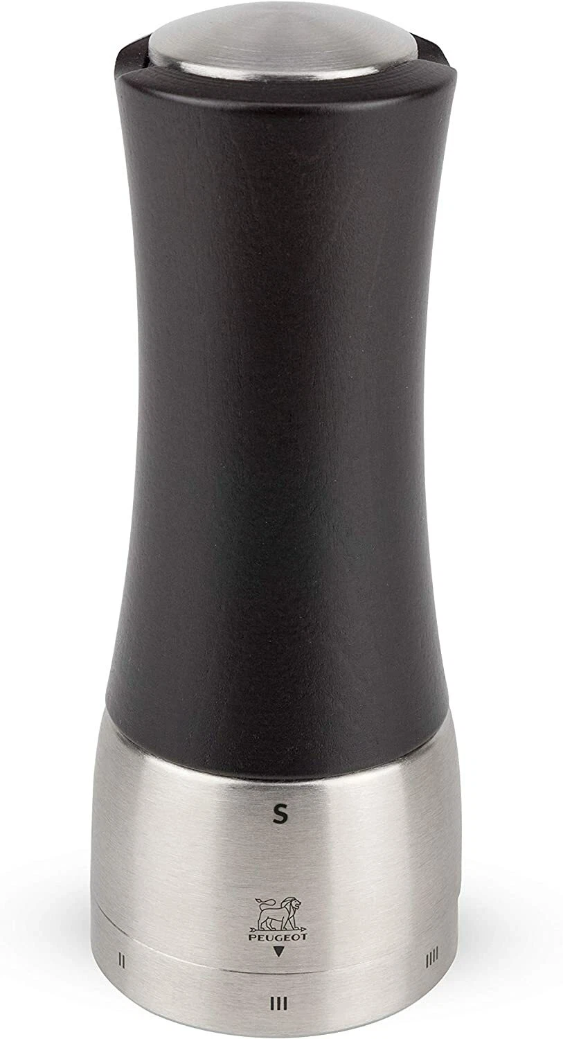Peugeot Madras U'Select Shaftless 6.5 Inch Salt Mill, Chocolate