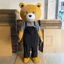 Teddy Bear Mascot Costume Bear's Xmas Party Fancy Dress Adult Gift