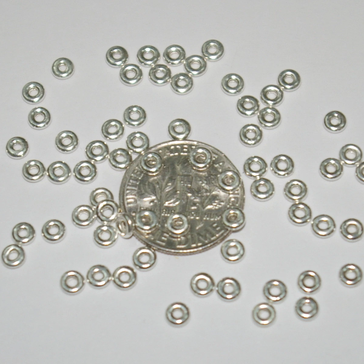 Silver Spacer Beads & Stoppers for sale | UK