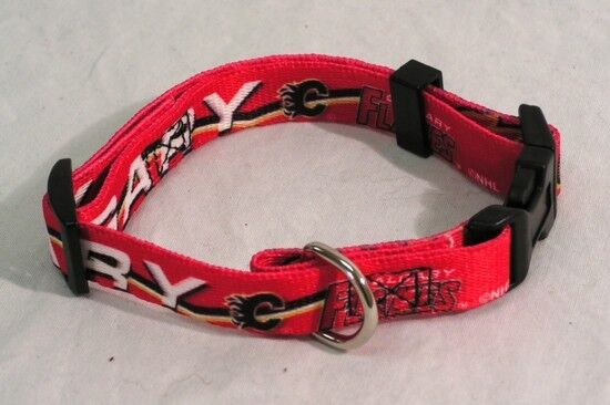 Calgary Flames NHL Licensed Small Dog/Cat Pet Collar