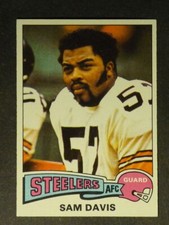 1975 Topps Sam Davis #152 Steelers NM/MT