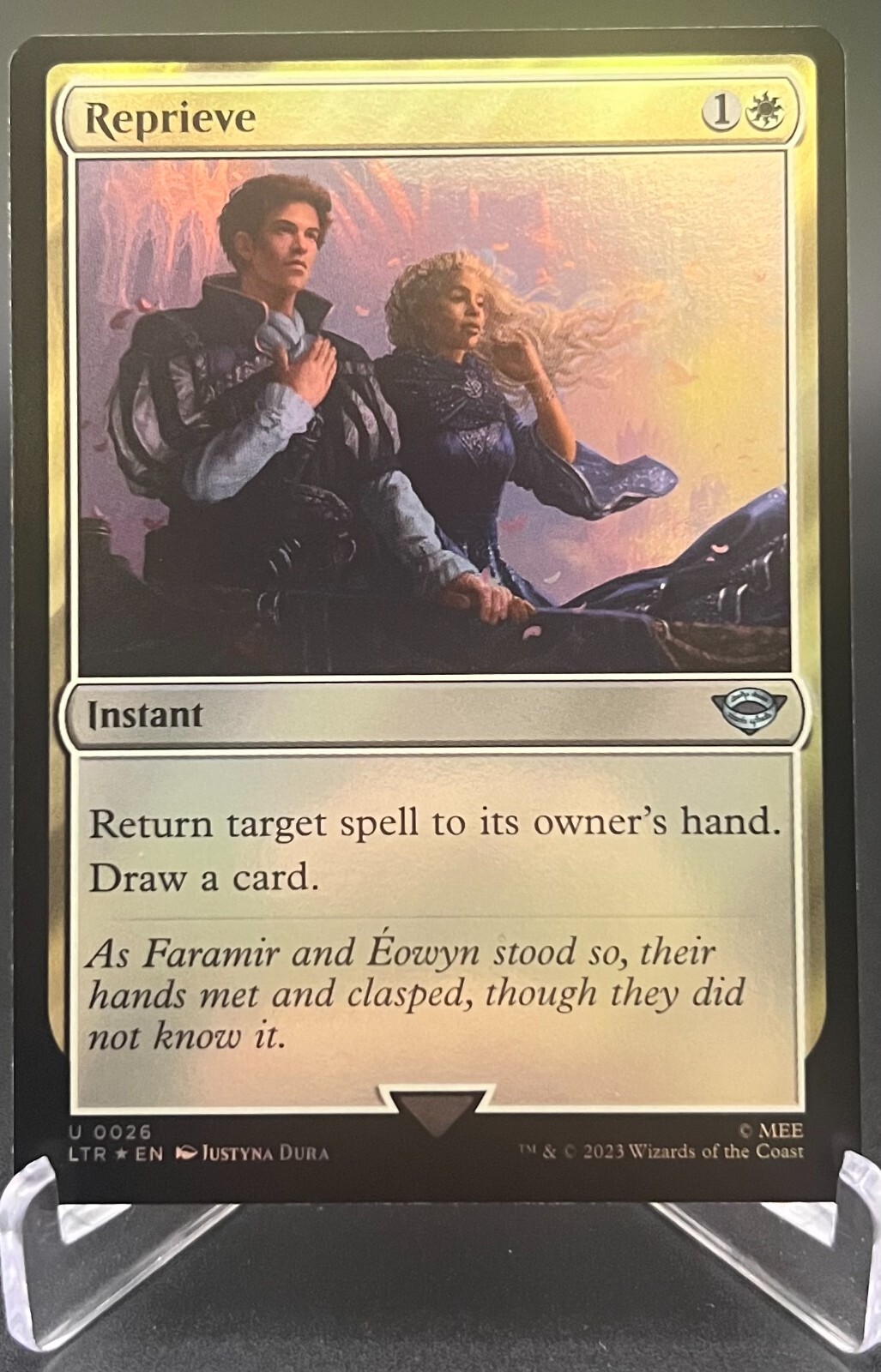 Reprieve (Foil, #26, NM) Universes Beyond: the Lord of the Rings (LTR), MTG