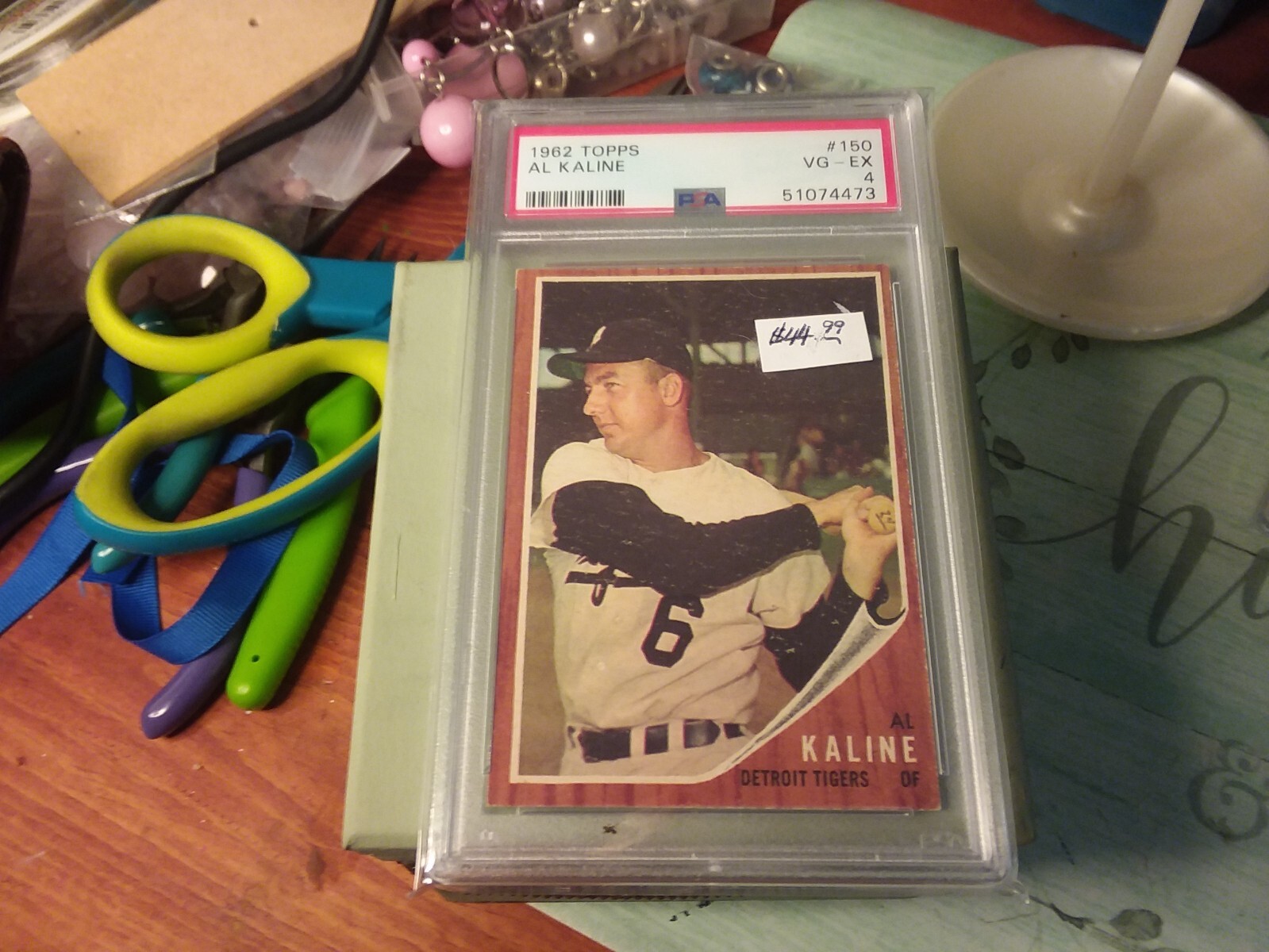 1962 Topps #150 Al Kaline PSA 4