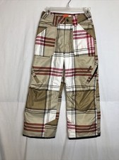 Orage Girls Plaid Snow Ski Snowboard Pants Size 10M