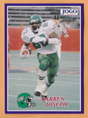 Darren Joseph 1995 Jogo CFL card #191 Saskatchewan Roughriders