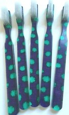 5-PACK Fun Vintage NEW Designer Toothbrush