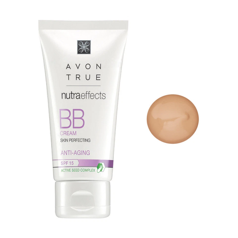 Crema Avon True Nutra Effects ANTIENVEJECIMIENTO BB SPF15 - 30 ml - Complejo de semillas activas Foto 2 de 4