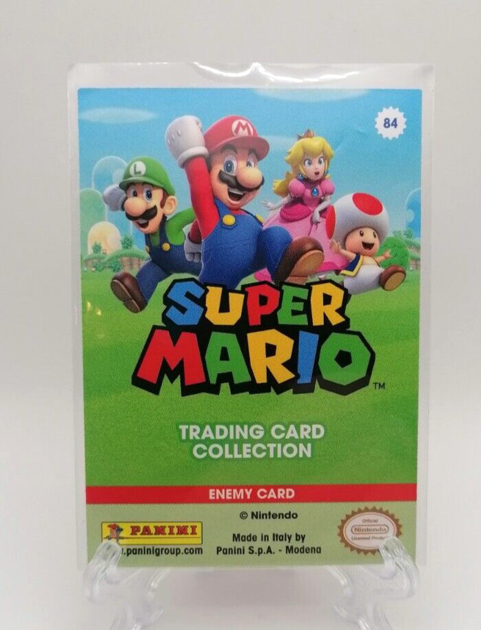 Carte Panini Super Mario trading card collection Cheep Cheep 84 eBay