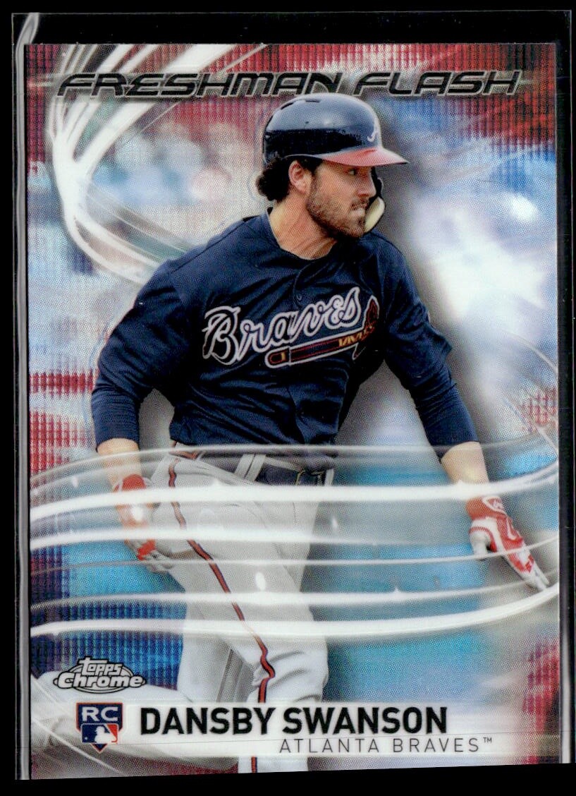 2017 Topps Chrome #FF-18 Dansby Swanson Freshman Flash RC