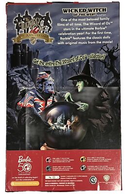 NEW!! Barbie Wicked Witch of the West Wizard of Oz 50th