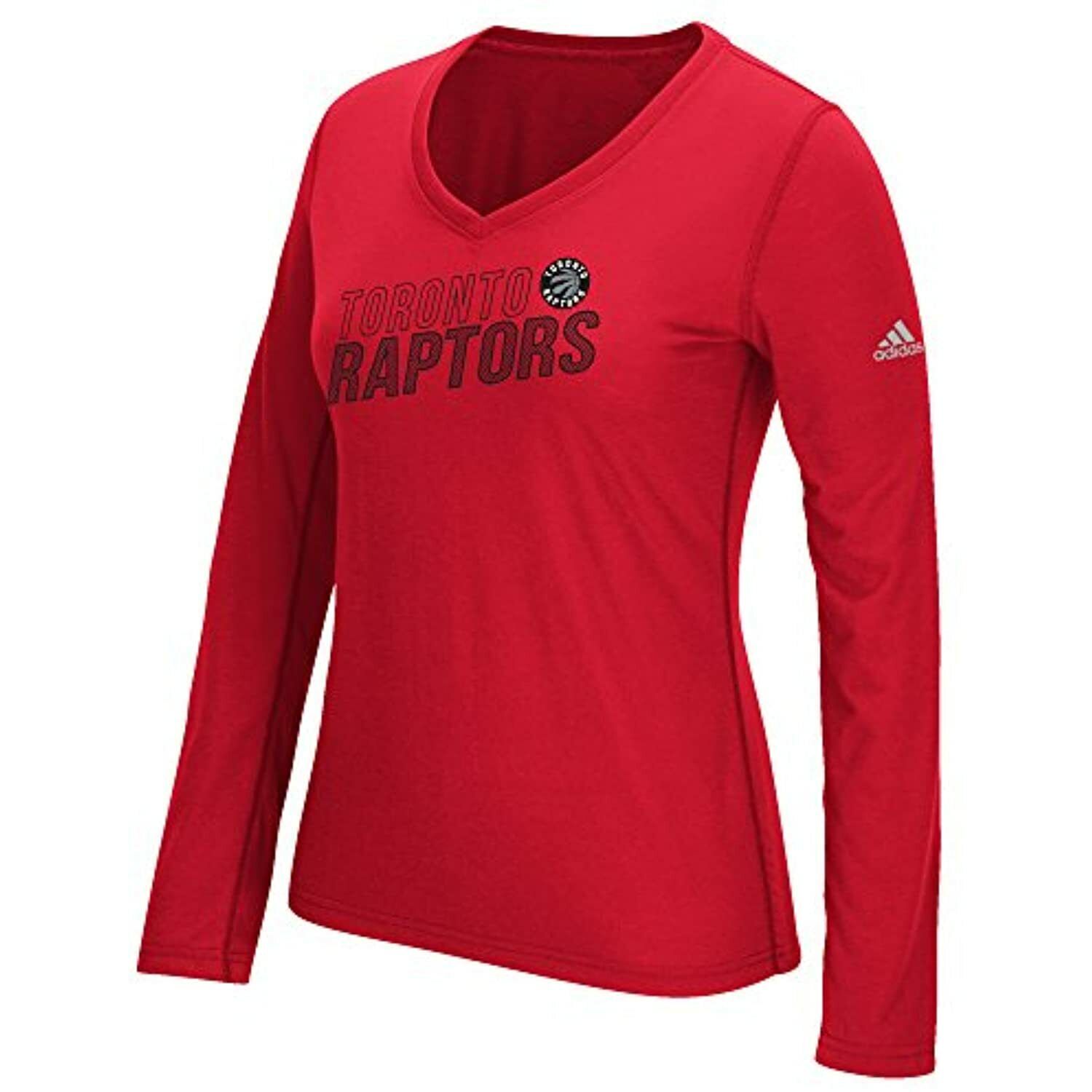 Nba Womens Apparel / Toronto Raptors Ladies ADIDAS Nba LS Team Tee Shirt,  NWT