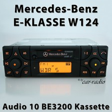 Cassetta originale Mercedes Audio 10 BE3200 Becker W124 radio 1 DIN classe E S124