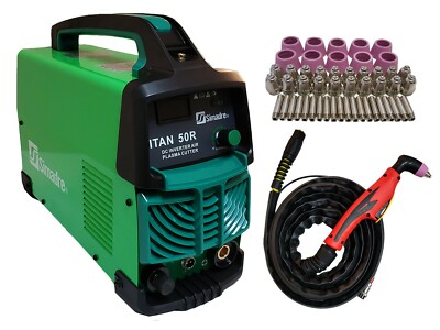 Plasma Cutter 50 Cons Simadre 50R 50 Amp 110/220V 1/2'' Clean Cut 60A Torch New