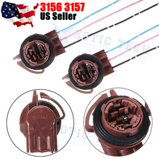 3157 Front Turn Signal Lamp Socket Parking Light Bulb Holder for Chevy GMC Buick