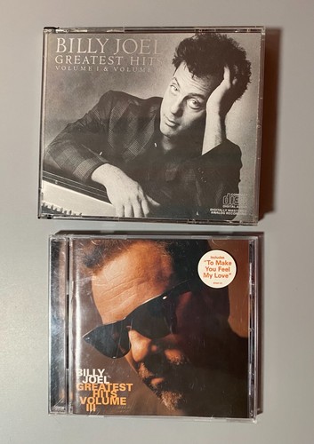 Billy Joel CD LOT Greatest Hits Volume 1 & II, Greatest Hits Volume III