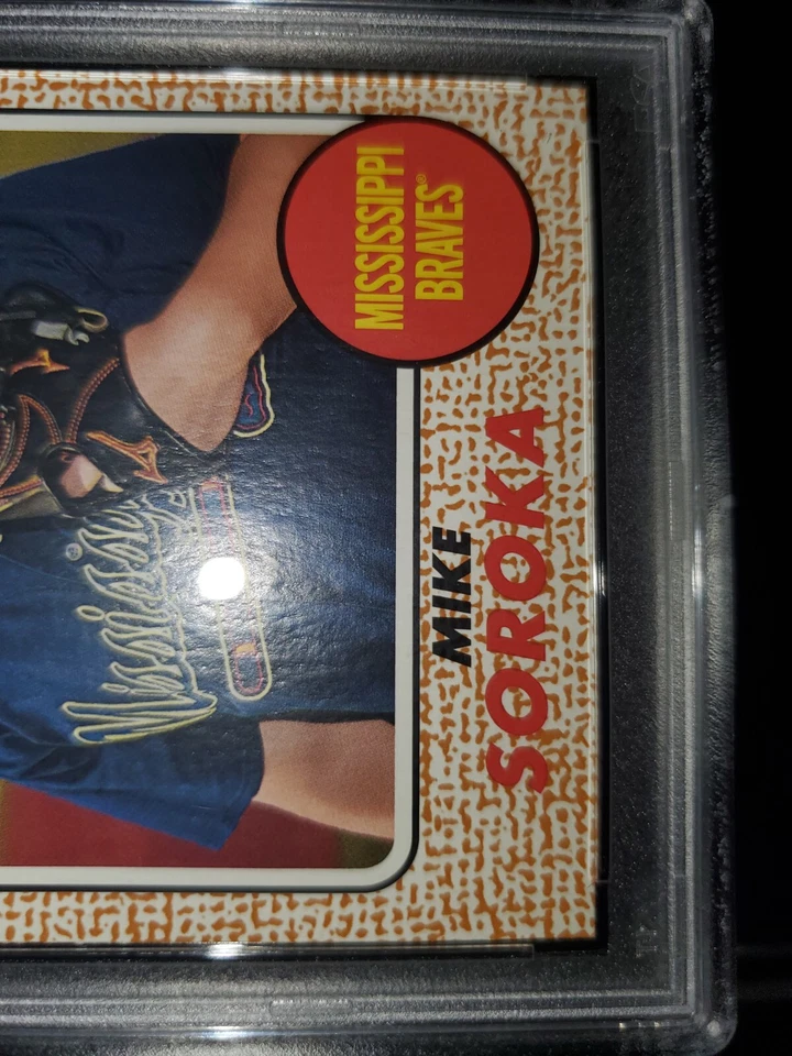 2017Topps Heritage Minor League#51 Mike Soroka Rookie PSA10💎Mint🪓BRAVES🔥POP11 - Image 4 of 4