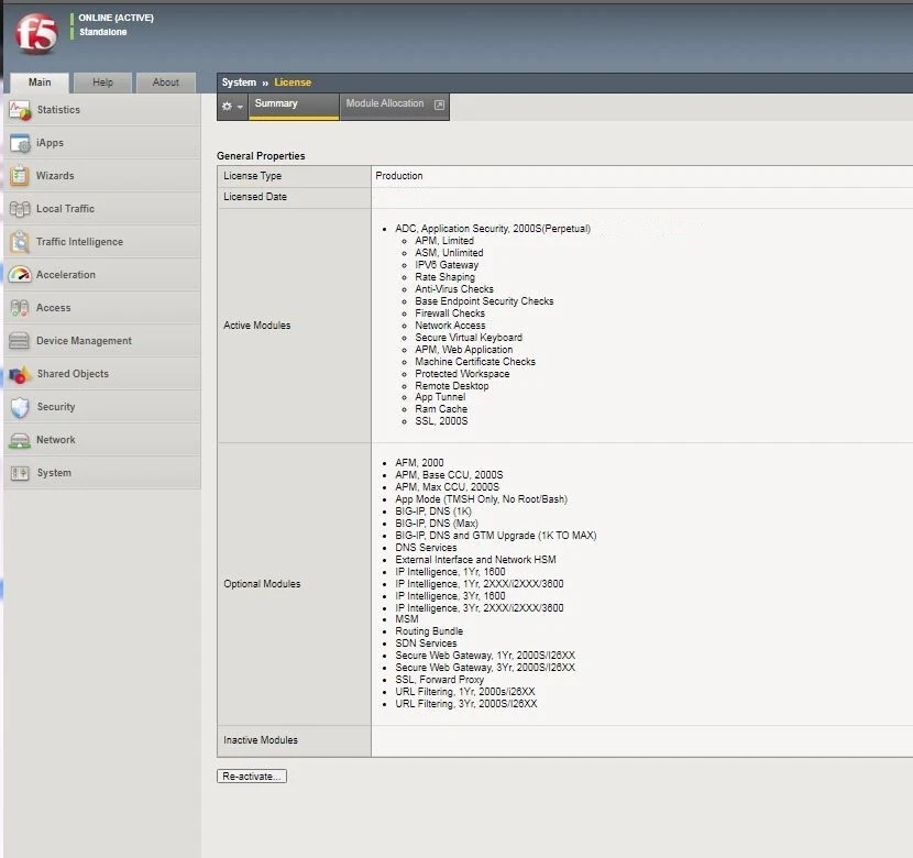 F5 BIGIP Initial Setup And Trial License Activation, 50 OFF