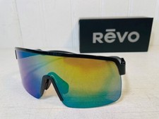 REVO RE1213 11 GN OMEGA Shiny Black Frame w POLARIZED Evergreen Lens Suns 219