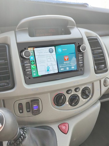 Head unit For Vauxhall Vivaro 2006-2010 Android 14 Apple Carplay Radio Stereo FM - Picture 4 of 14