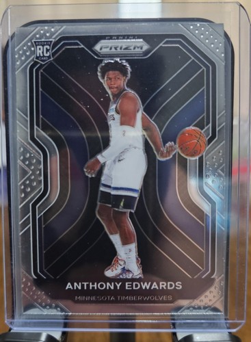 2020-21 Panini Prizm Anthony Edwards Rookie #258 Base RC Timberwolves  - Bild 1 von 4