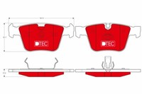 Trw GDB1675DTE Bremsbelagsatz, Scheibenbremse For MERCEDES-BENZ