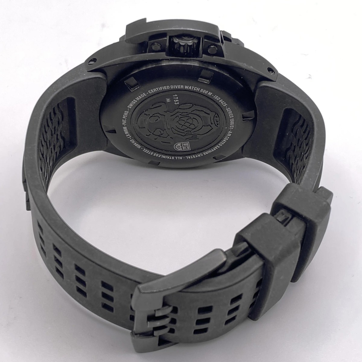 Luminox Deep Dive 44mm 1500 Series Steel Black Dial Automatic Men