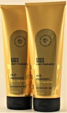 QTY 2 - Bath  Body Works COCO SHEA HONEY Rich Moisture Body Wash Shower 10oz
